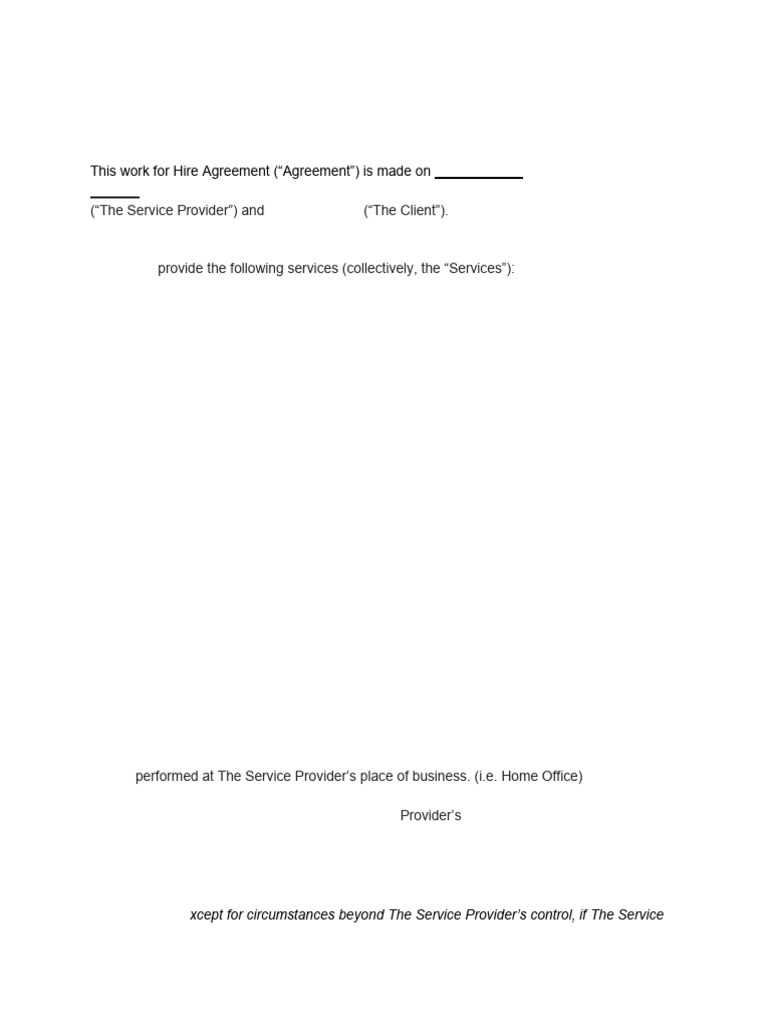 Agency - VA - Work - Agreement - Henry | PDF | Employment | Non ...