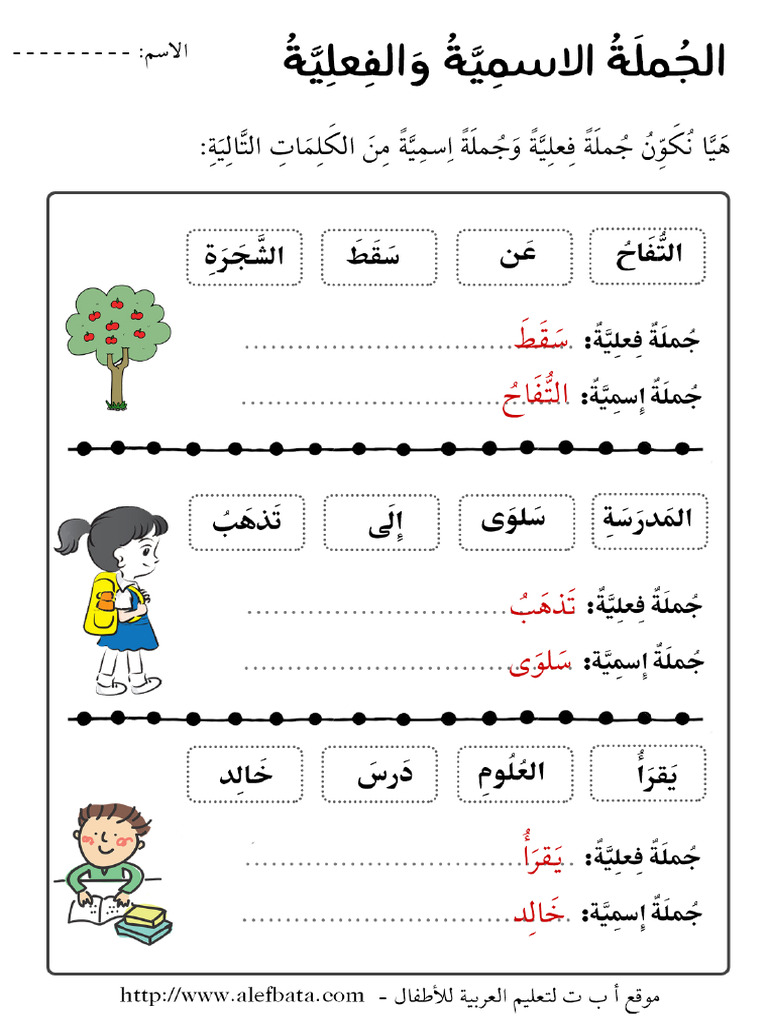 تكوين جمل1 | PDF