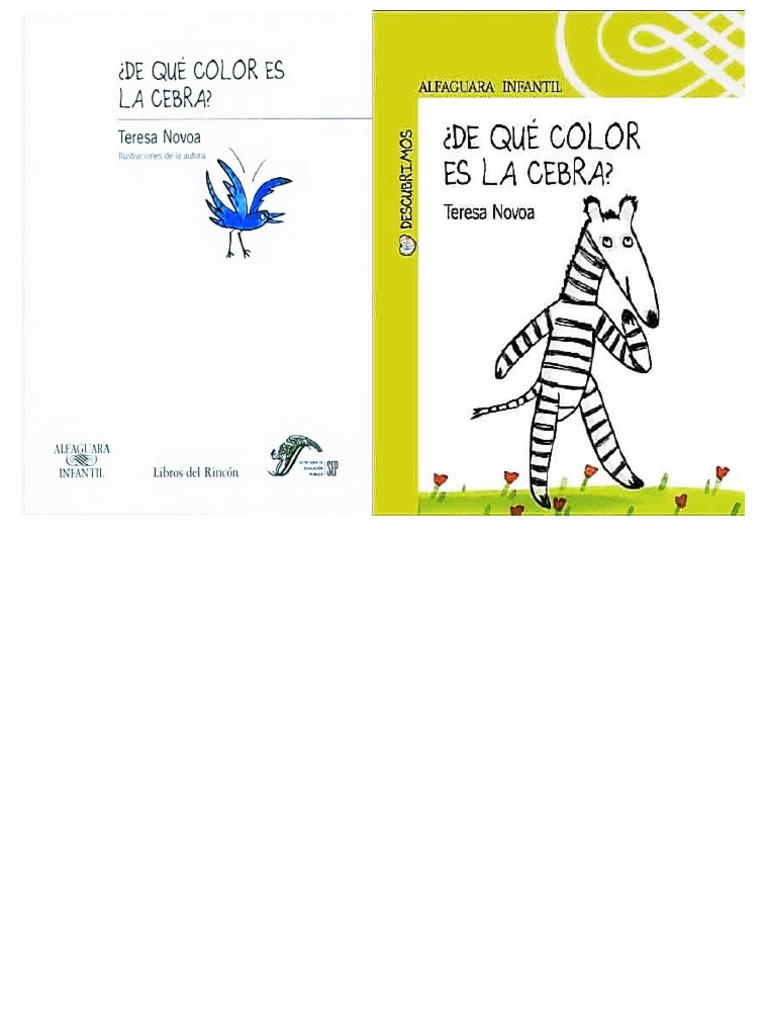 De Que Color Es La Cebra | PDF