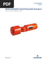 Bettis G Series Actuator Manual | PDF | Valve | Manufactured Goods