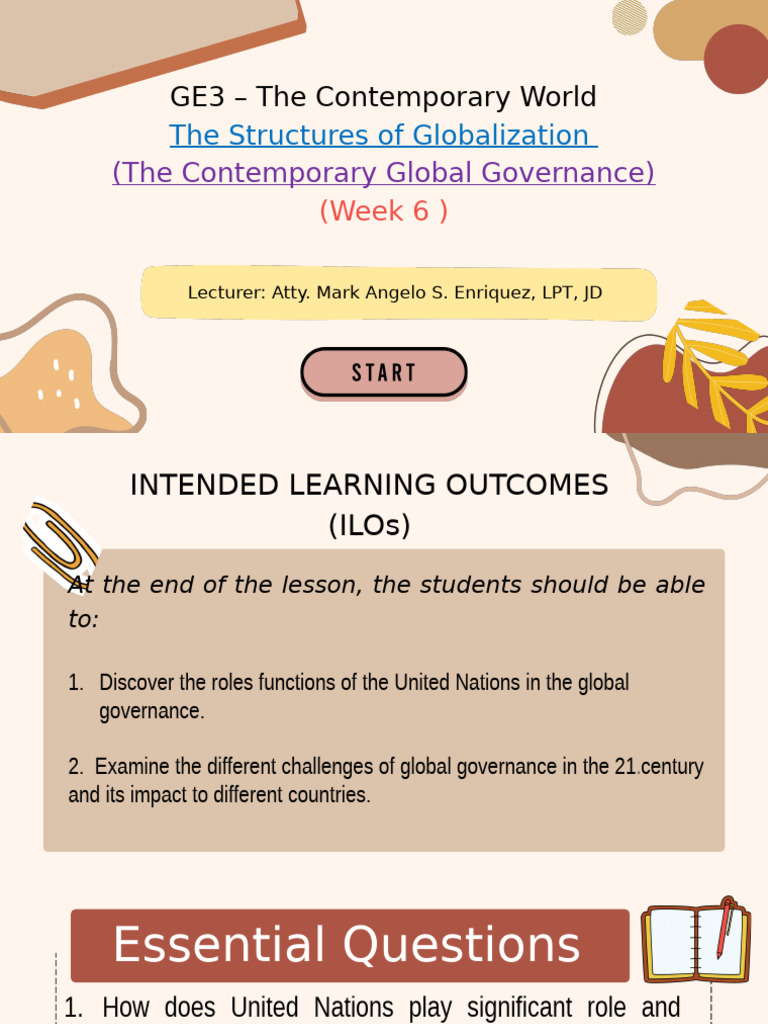 Global Governance in the 21st Century | PDF | United Nations ...