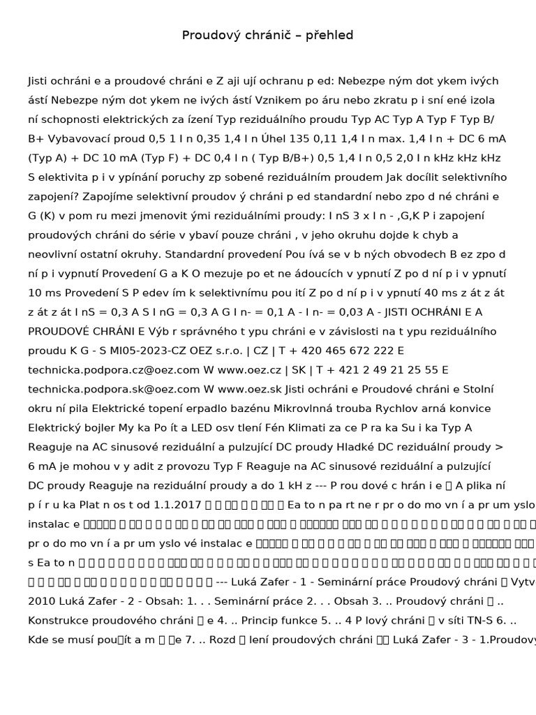 Proudovy Chranic Prehled Cleaned | PDF