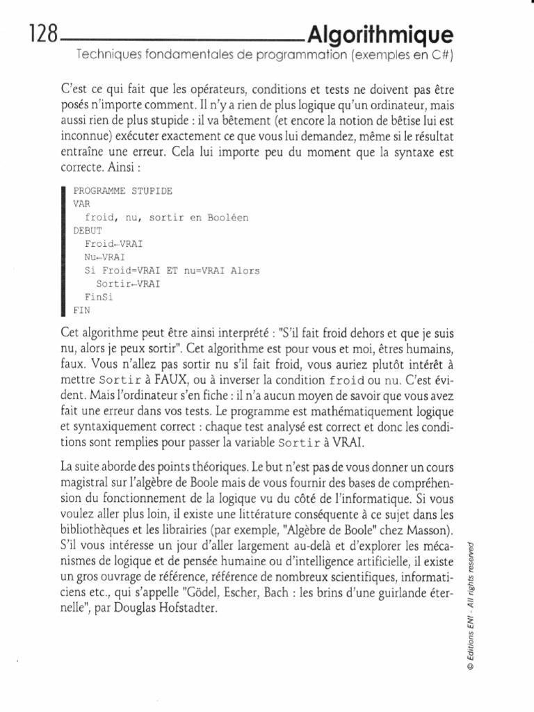 Wiley Algorithmique Programmation Cscharp - Partie66 | PDF
