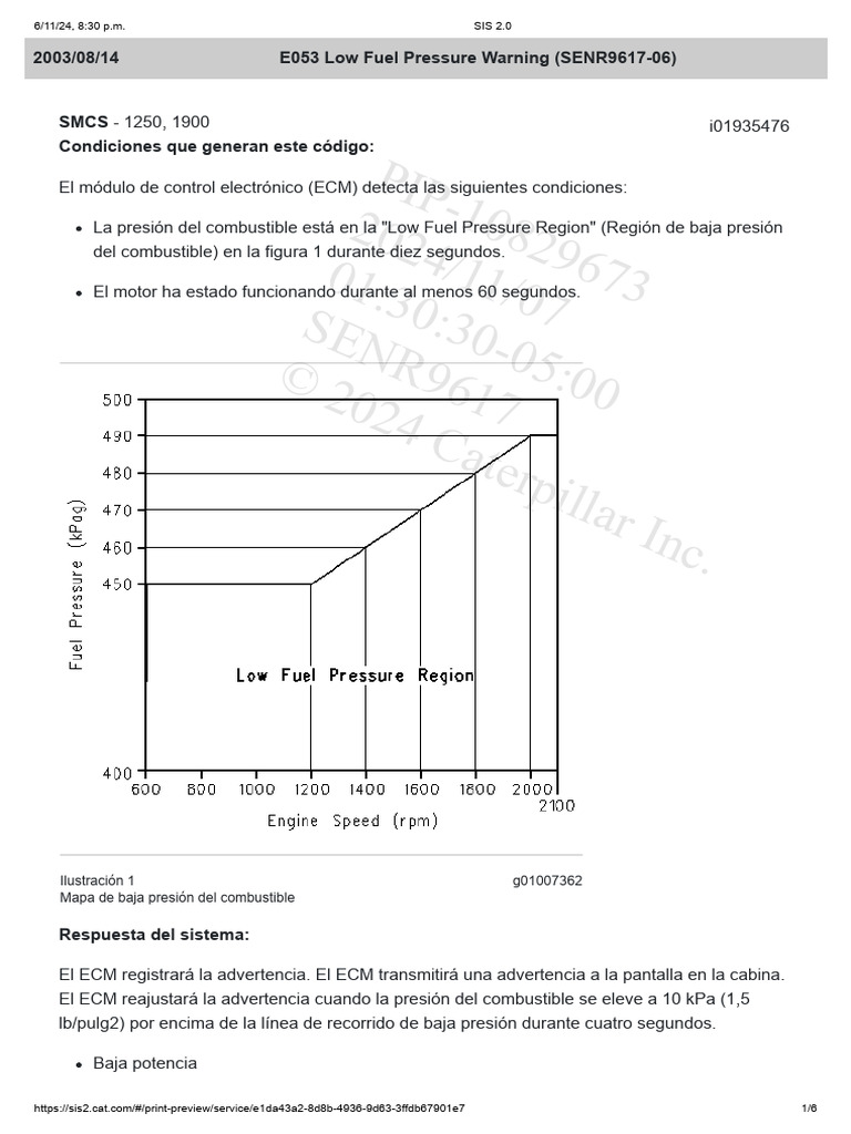 Diagnóstico de Baja Presión de Combustible | PDF | Conector eléctrico