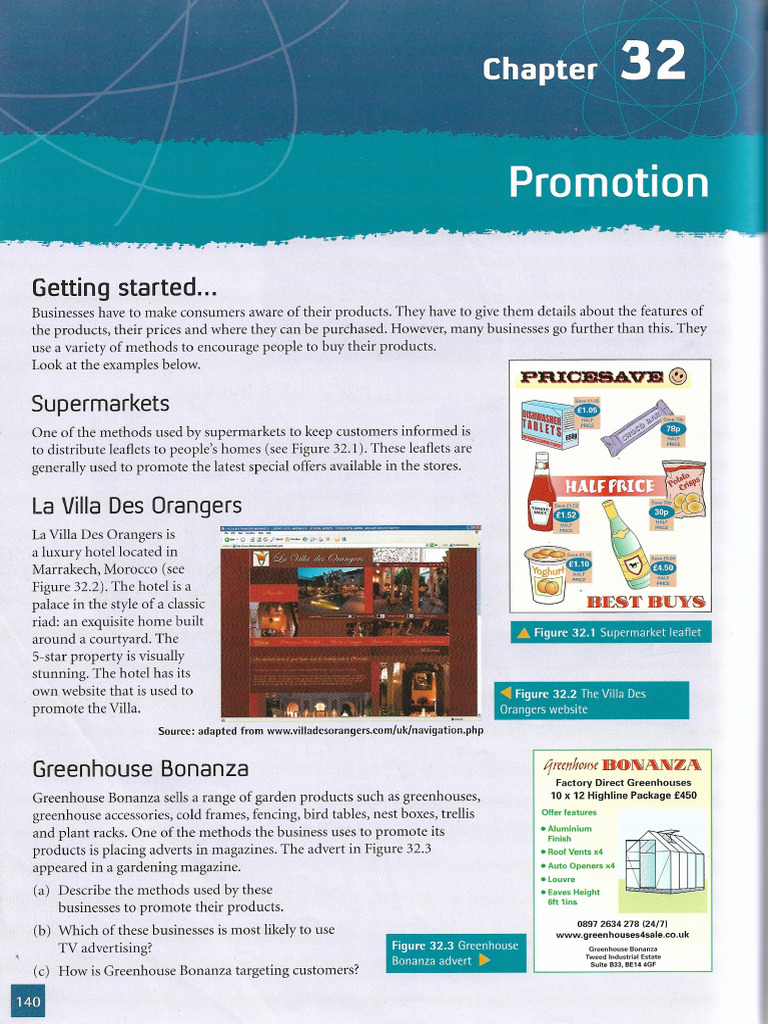 The Marketing Mix - Promotion | PDF