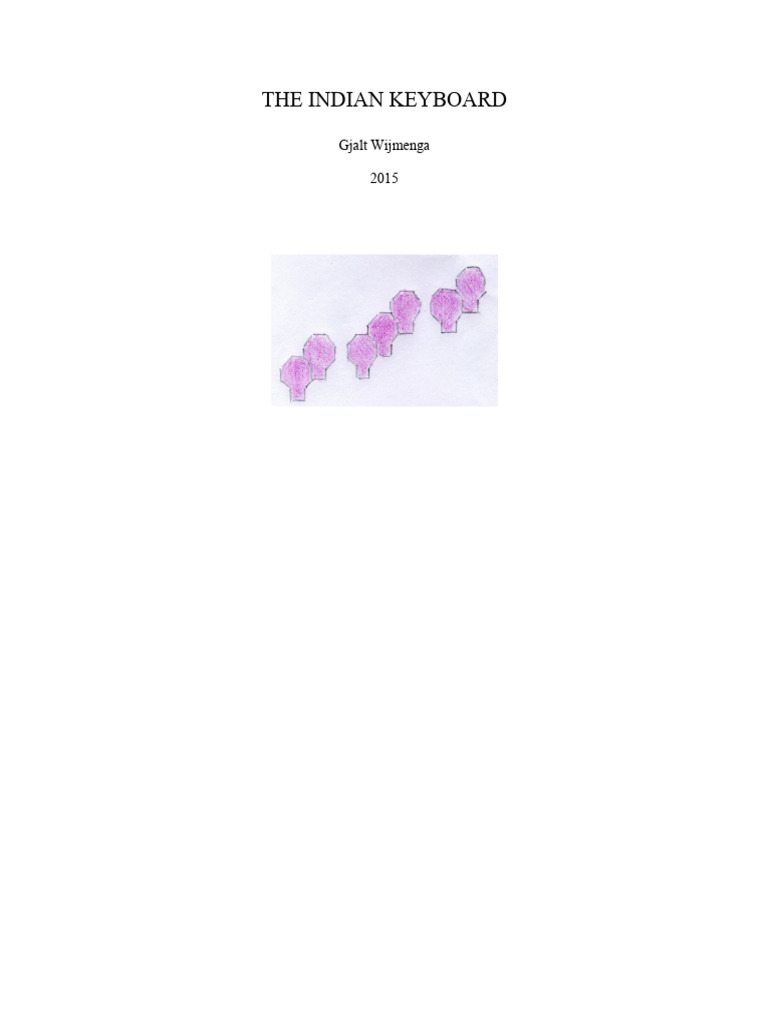 Wijmenga INDIAN KEYBOARD | PDF | Scale (Music) | Interval (Music)