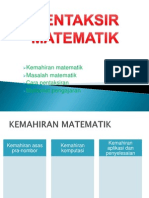 Pentaksiran Matematik