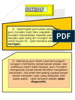 Ujian Saringan % Diagnostik