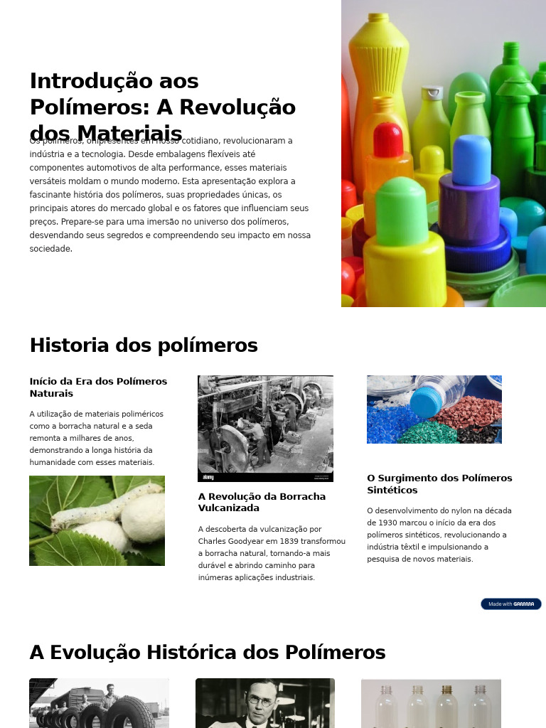 Polimeros Pre Apresentação | PDF | Polímeros | Polietileno