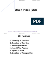 Job Strain Index (JSI) : DEA4700 © Professor Alan Hedge, Cornell University, January 2011