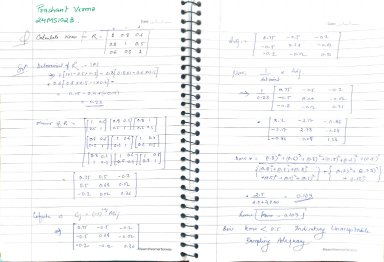 Prashant Kmo Assignment 24MS1023 | PDF