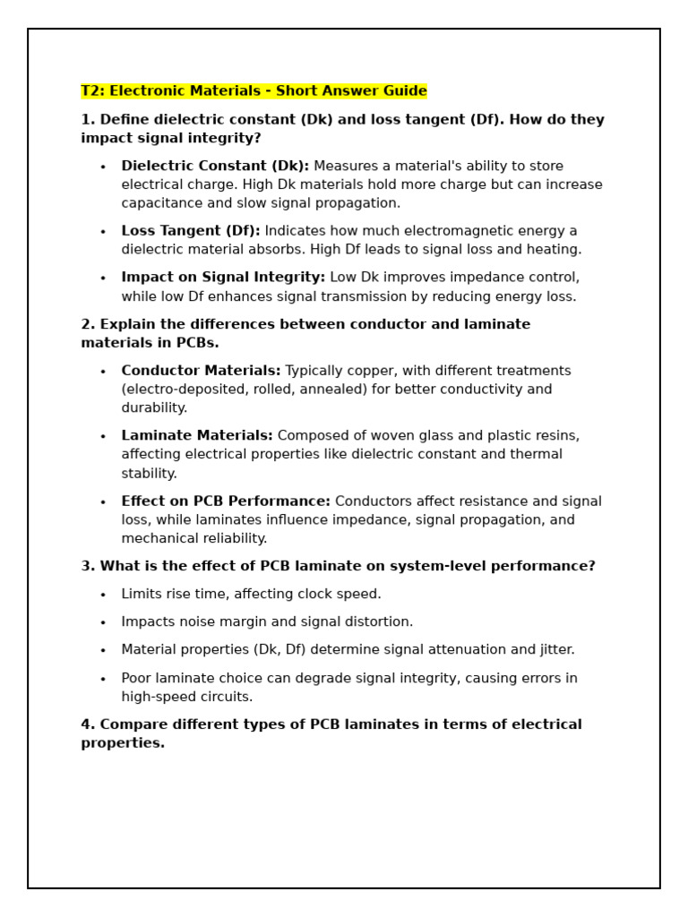 PCB Materials and IC Packaging Insights | PDF | Printed Circuit Board ...