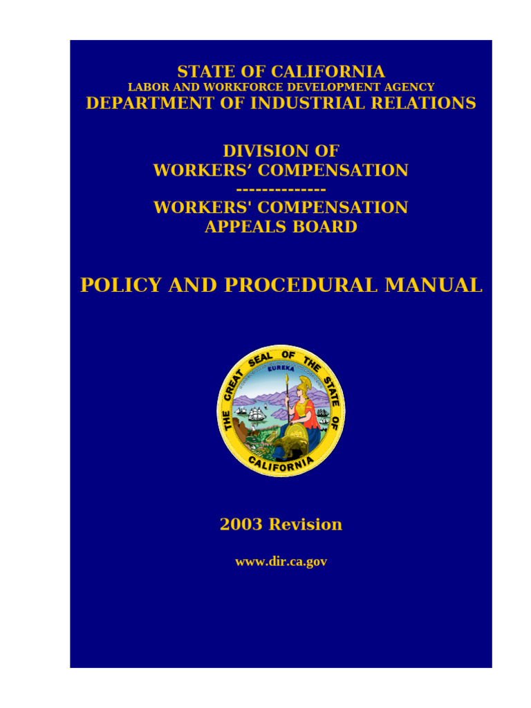 California Workers' Compensation Manual | PDF | Continuance | Trials