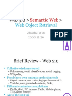 Web 3.0, Sematic Web, Object Level Data Retrieval