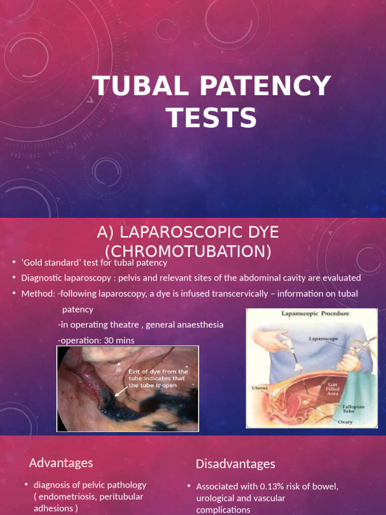 Laparoscopic Dye Test for Tubal Patency | PDF | Medical Specialties ...