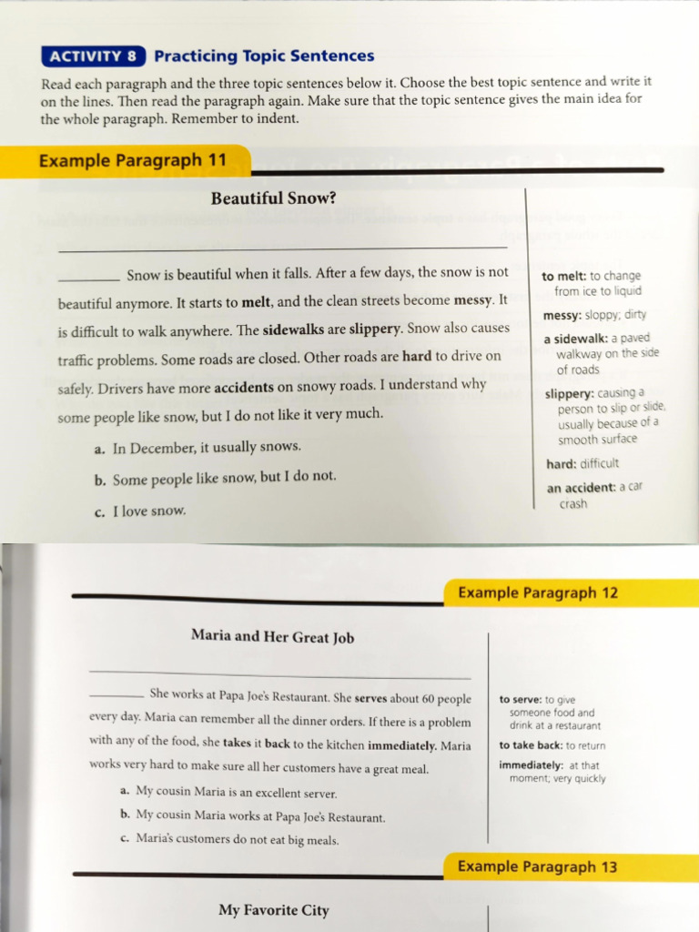 Examples of Paragraph Structures | PDF | Pasta | Chili Pepper