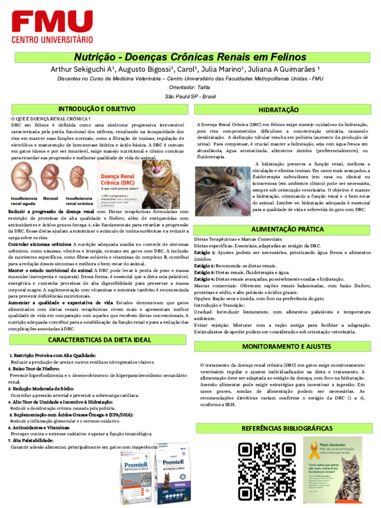 Nutrição para Gatos com Doença Renal | PDF | Gatos | Vitamina