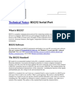 Technical Notes:: RS232 Serial Port