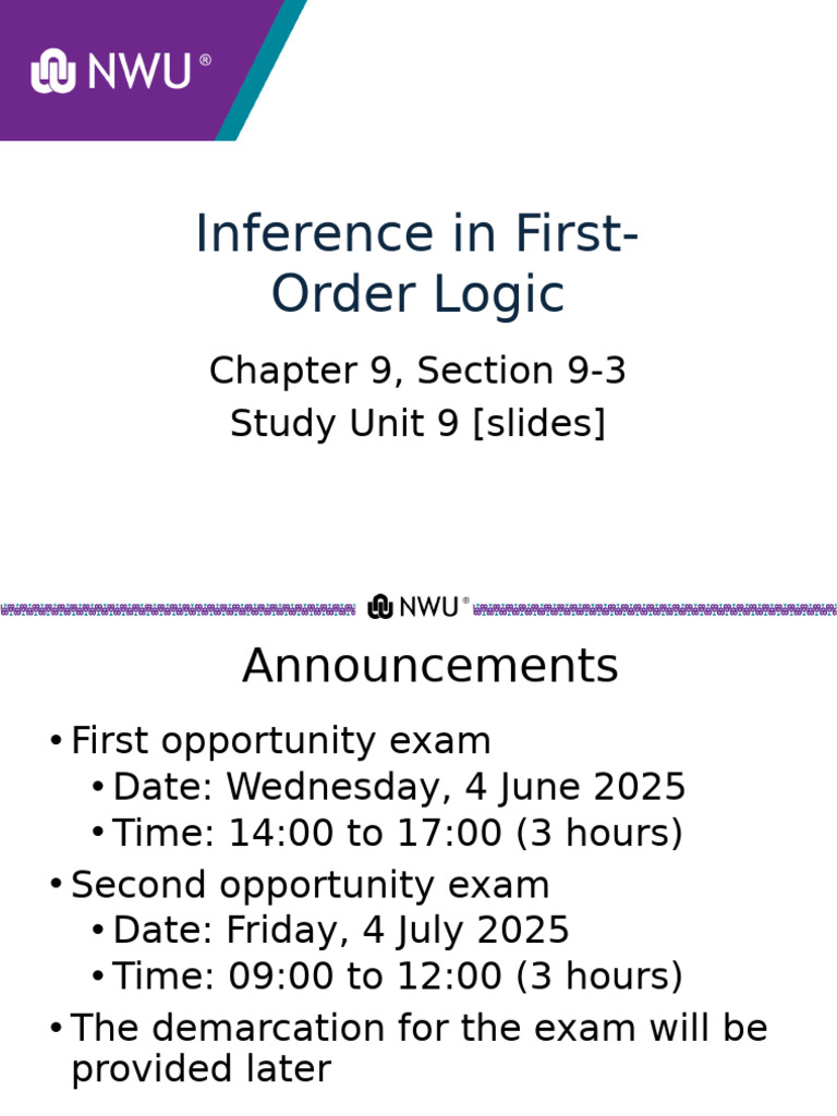 2025_05_13_Sections_9-3_to_9-4 | PDF | First Order Logic | Metalogic