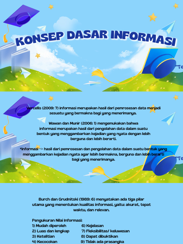 Kualitas dan Manfaat Informasi dalam Pengambilan Keputusan | PDF