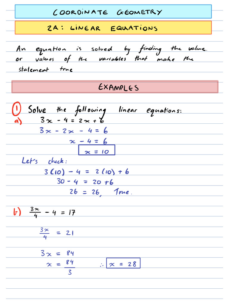 Coordinate Geometry (Chapter 2) | PDF | Equations | Geometry