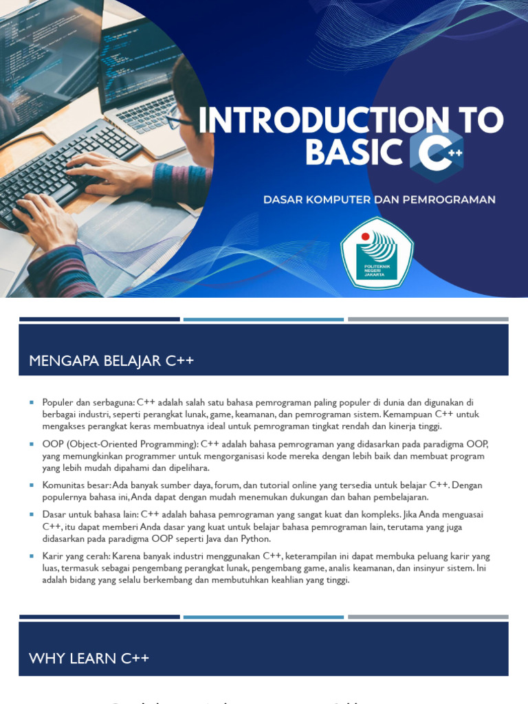 Kenapa Belajar C++: Manfaat dan Aplikasi | PDF | Programming Paradigms ...