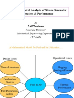 Thermo-Chemical Analysis of Steam Generator Operation & Performance