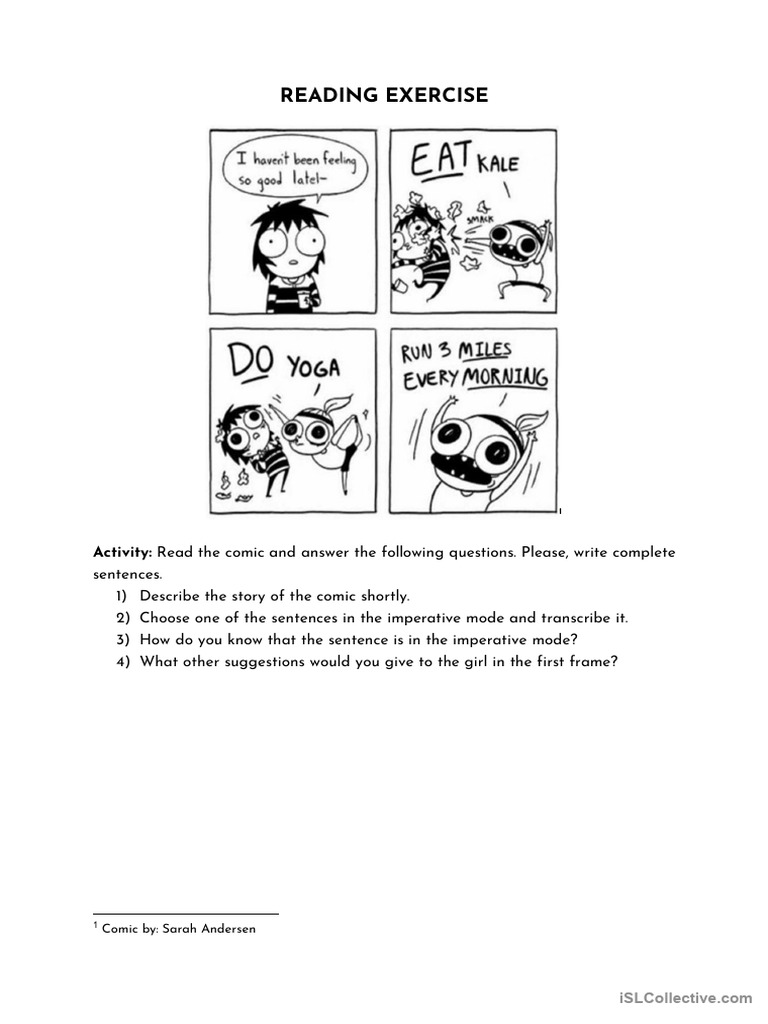 Reading Exercise (Imperative Mode and Modal Verbs) | PDF