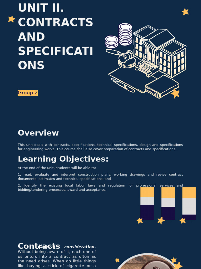 Engineering Contracts and Specifications Guide | PDF | Specification ...