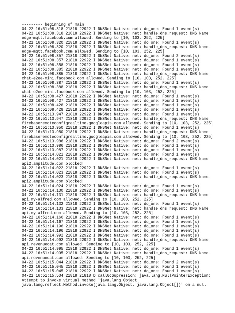 Dnsnet Log | PDF | Software Engineering | Software