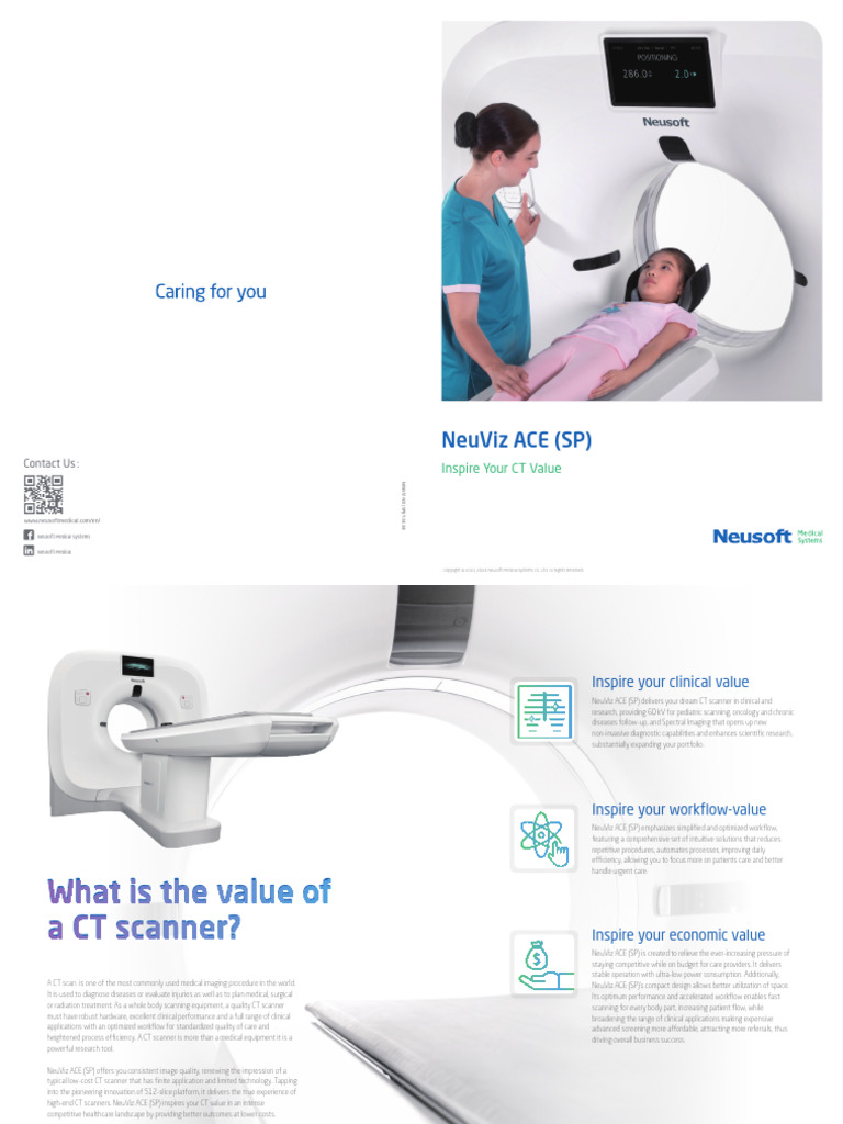 NeuViz ACE (SP): Advanced CT Scanner Solutions | PDF | Ct Scan ...