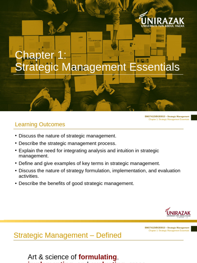 Strategic Management Process Overview | PDF | Strategic Management ...