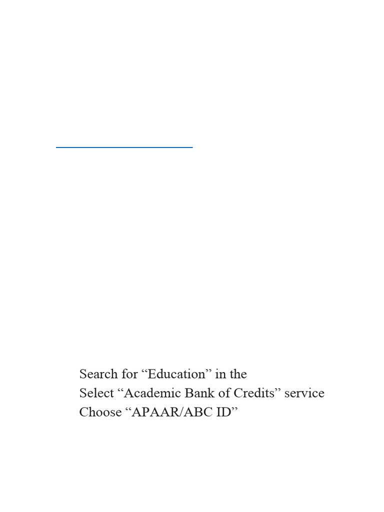 Downloading Your APAAR ID Guide | PDF