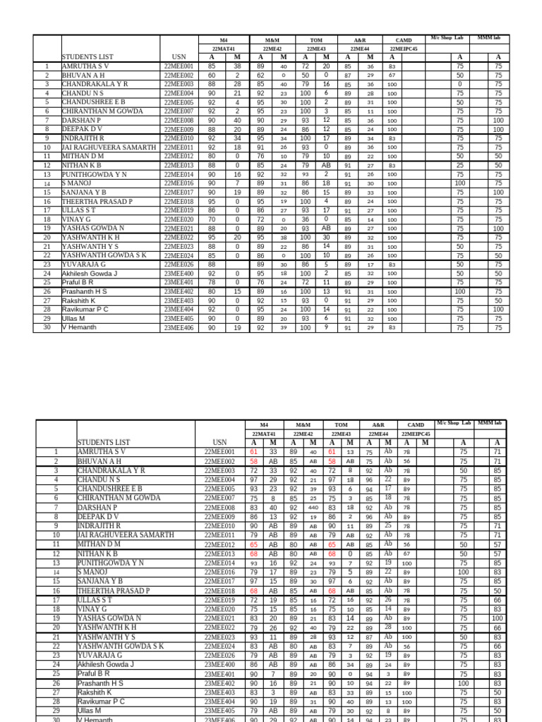 Student Performance Data Overview | PDF
