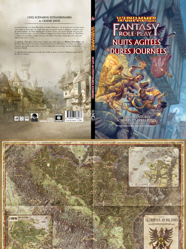 Warhammer Fantasy - Nuits agitées et Dures Journées - Jeu en Français