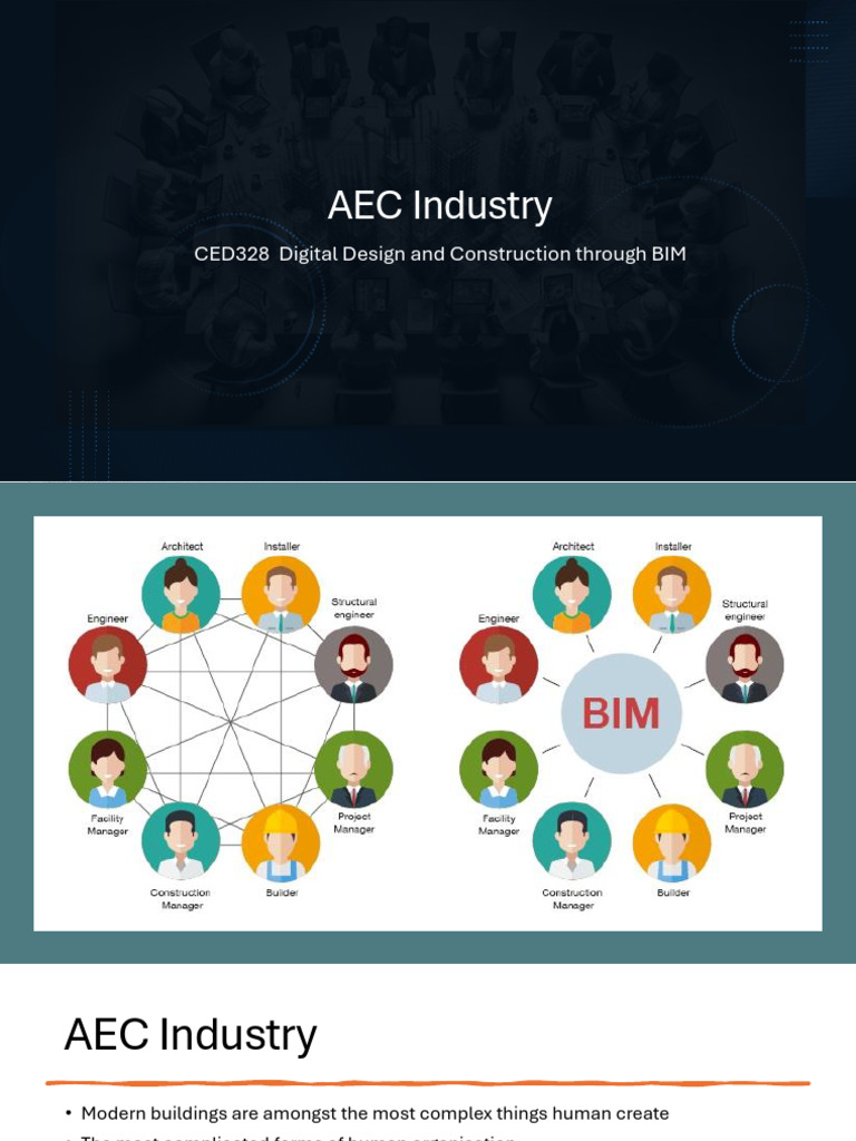 Lecture 2 AEC Industry and Players | PDF | Information | Building ...