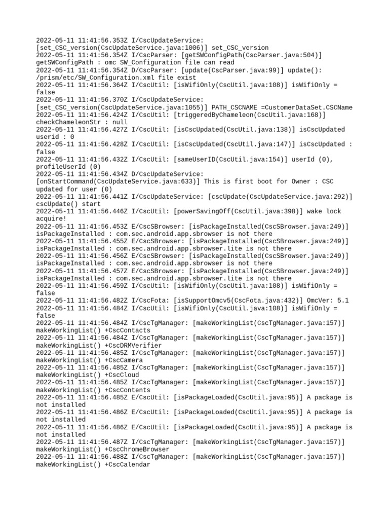 CSC Update Logjutfkytfkytfk7tfo75fo75f75k5f | PDF | Software | Computing
