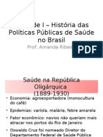 Unidade I - História Das Políticas Públicas No Brasil