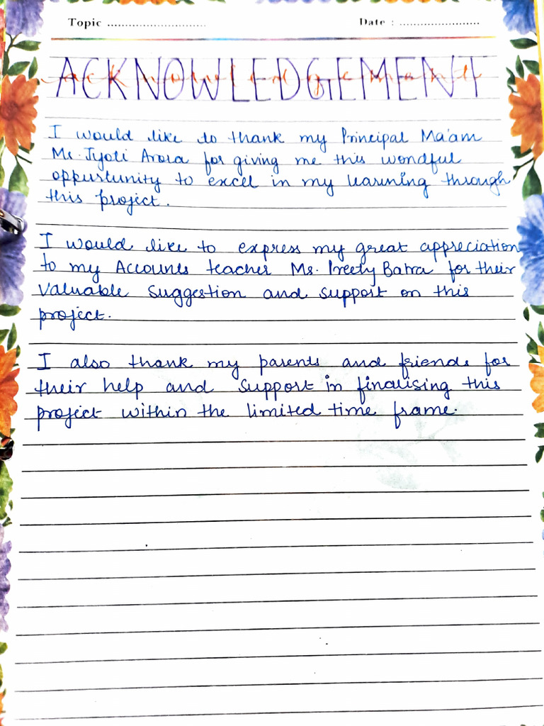 Accountancy Project File | PDF