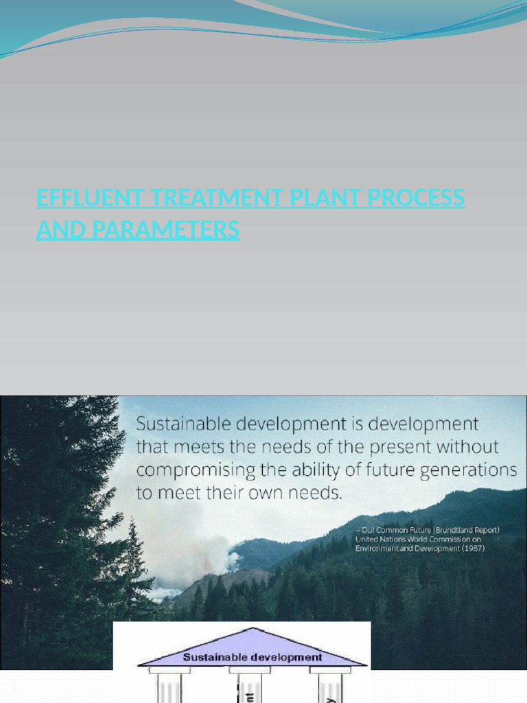 ETP Process Overview and Parameters | PDF | Sewage Treatment ...