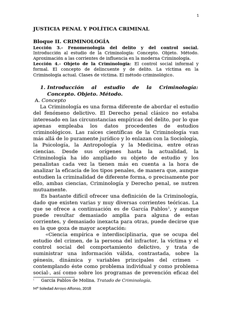 PCJP BLOQUE II Tema 3 | PDF | Criminología | Victimologia