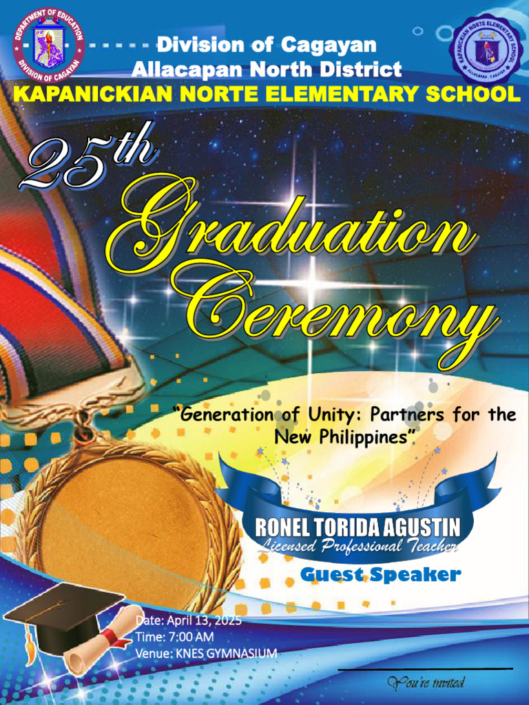 25th Graduation Ceremony Program 2025 | PDF | Philippines