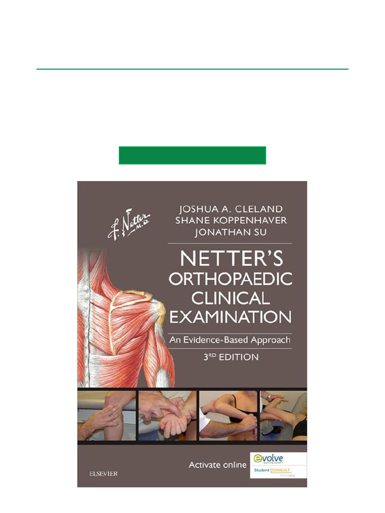 Netter's Orthopaedic Exam 3rd Edition | PDF