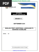 Grade 12 Exam Rules and Regulations | PDF