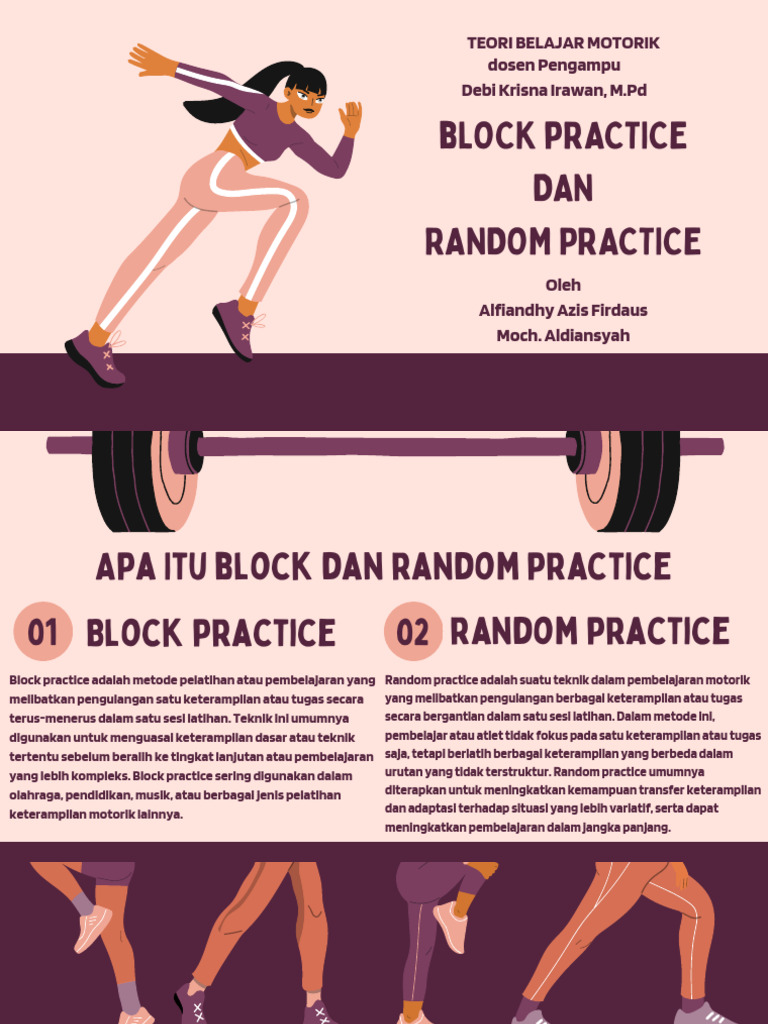 Block vs Random Practice dalam Pembelajaran Motorik | PDF
