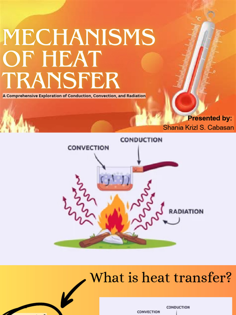 Mechanisms of Heat Transfer | PDF | Heat Transfer | Thermal Conduction