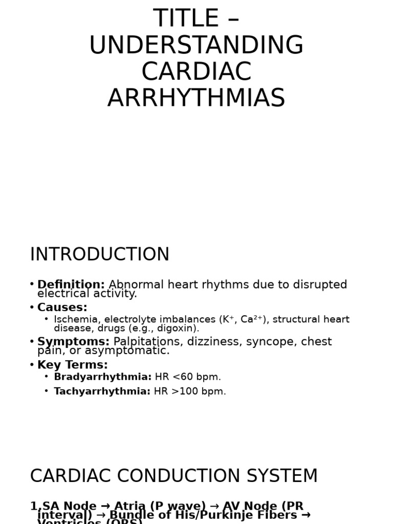 Atrial Fibrillation and Arrhythmias Guide | PDF | Heart | Physiology