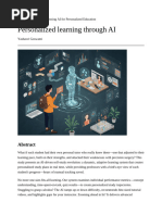 Personalized Learning Through AI | PDF | Artificial Intelligence ...