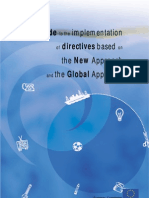 Guide to the Implementation of Directives Based on the New Approach and the Global Approach