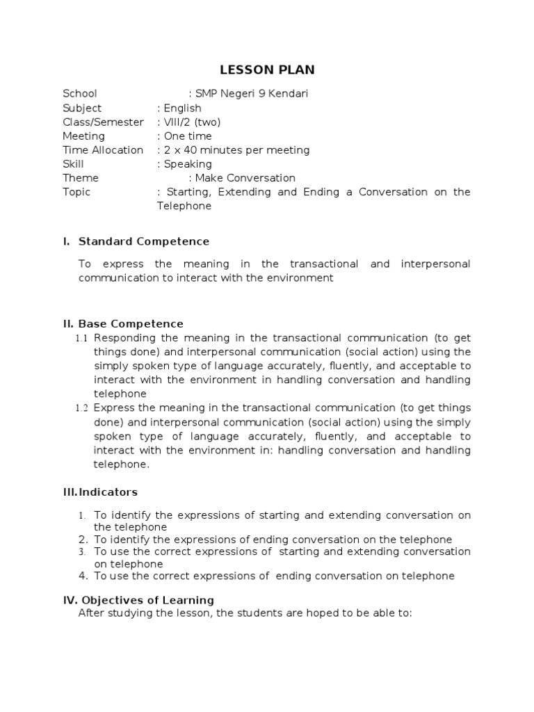 my-lesson-plan-conversation-interpersonal-communication